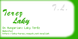 terez laky business card