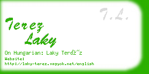 terez laky business card